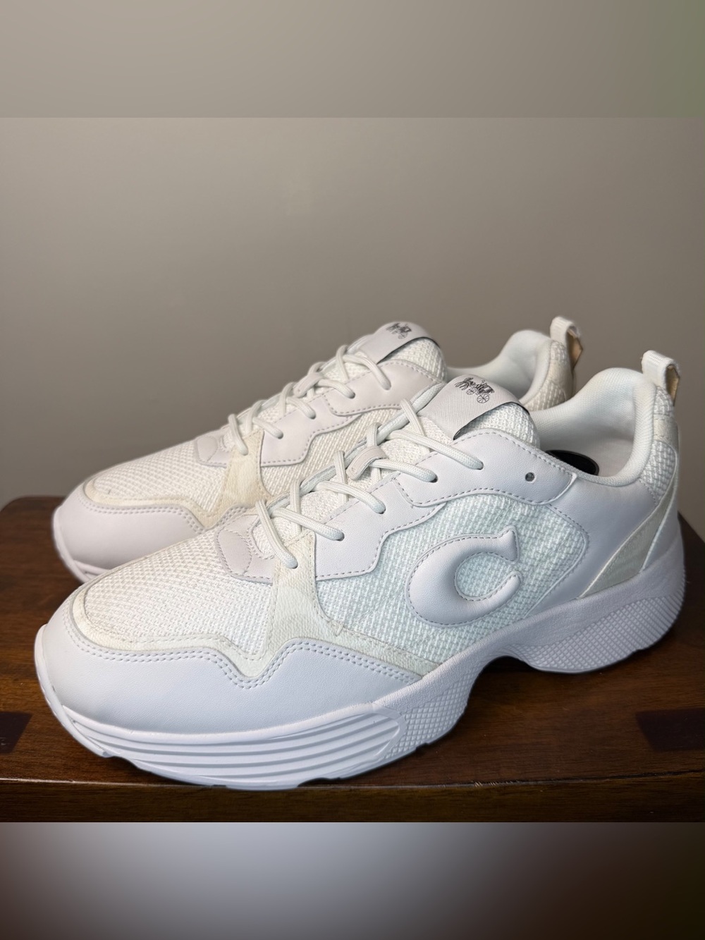 Coach Strider CT719 Optic White Men’s 11D Sneakers New Without Box